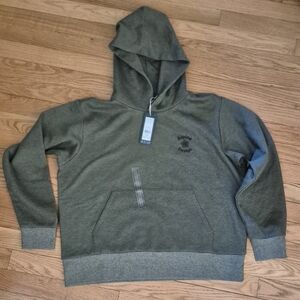 Alpine Design Women's L Olive Haze Heather Green Hike Hoodie Sweatshirt NWT